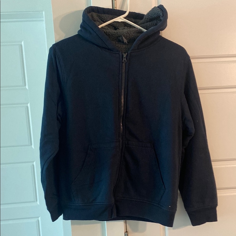 Faded Glory Blue Pullover Hoodie Sweatshirt